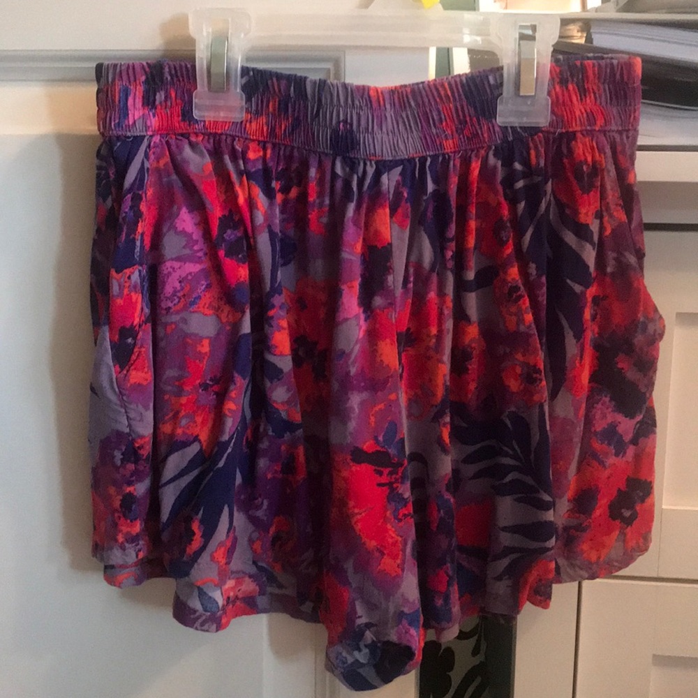 Floral patterned shorts